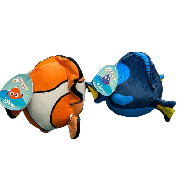 NEMO AND DORY 10” DISNEY BUNDLE NWT SQUISHMALLOWS - Picture 3 of 7